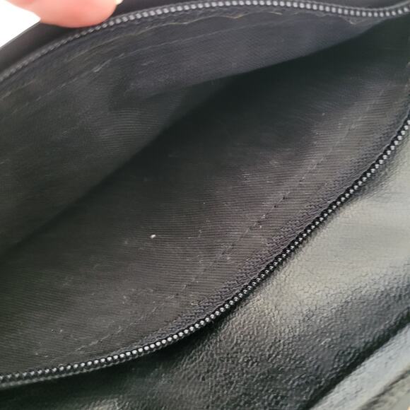 Giorgio Valenti Card Slim Bill Holder Wallet Navy Bifold Leather Snake Vintage - Picture 7 of 12